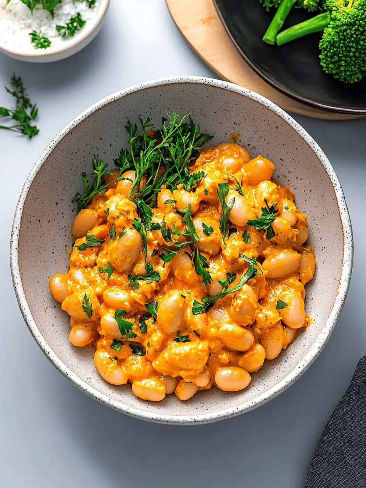 High-Protein Romesco Butter Beans