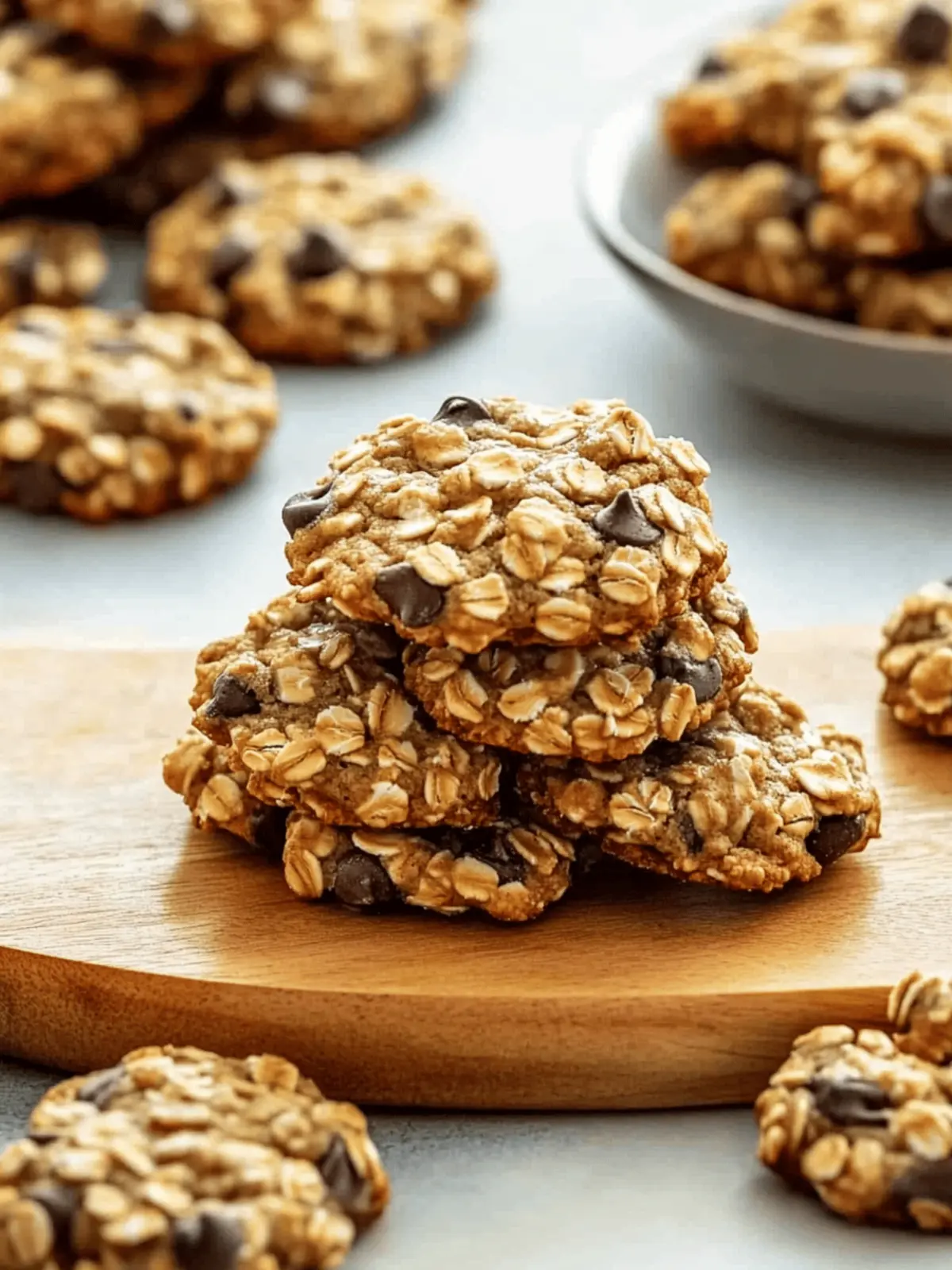 Healthy Banana Oatmeal Cookies –