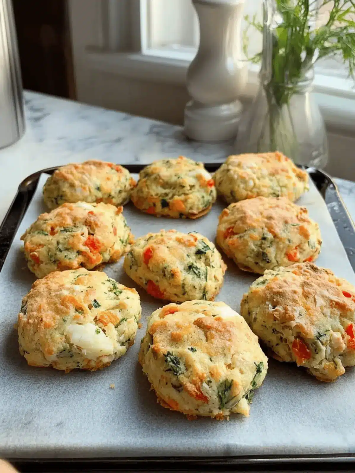 Veggie-Packed Protein Snacking Biscuits