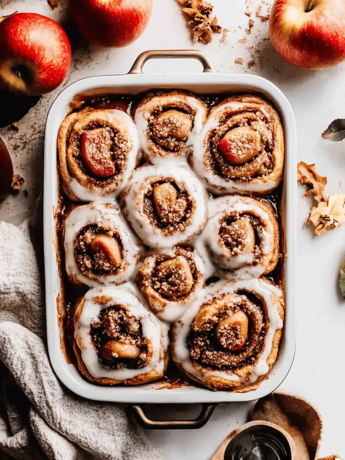 apple pie cinnamon rolls