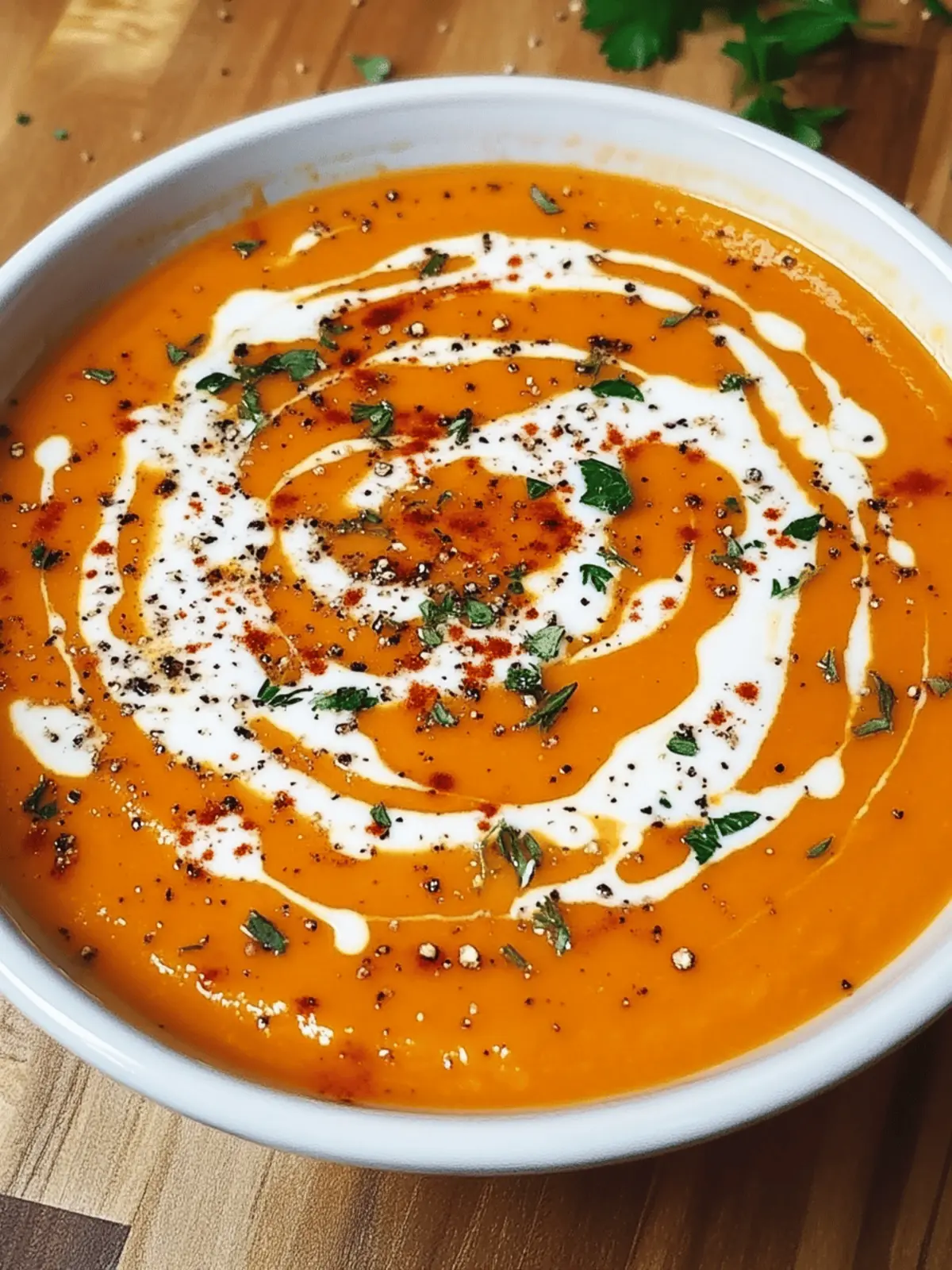 Roasted Sweet Potato Soup