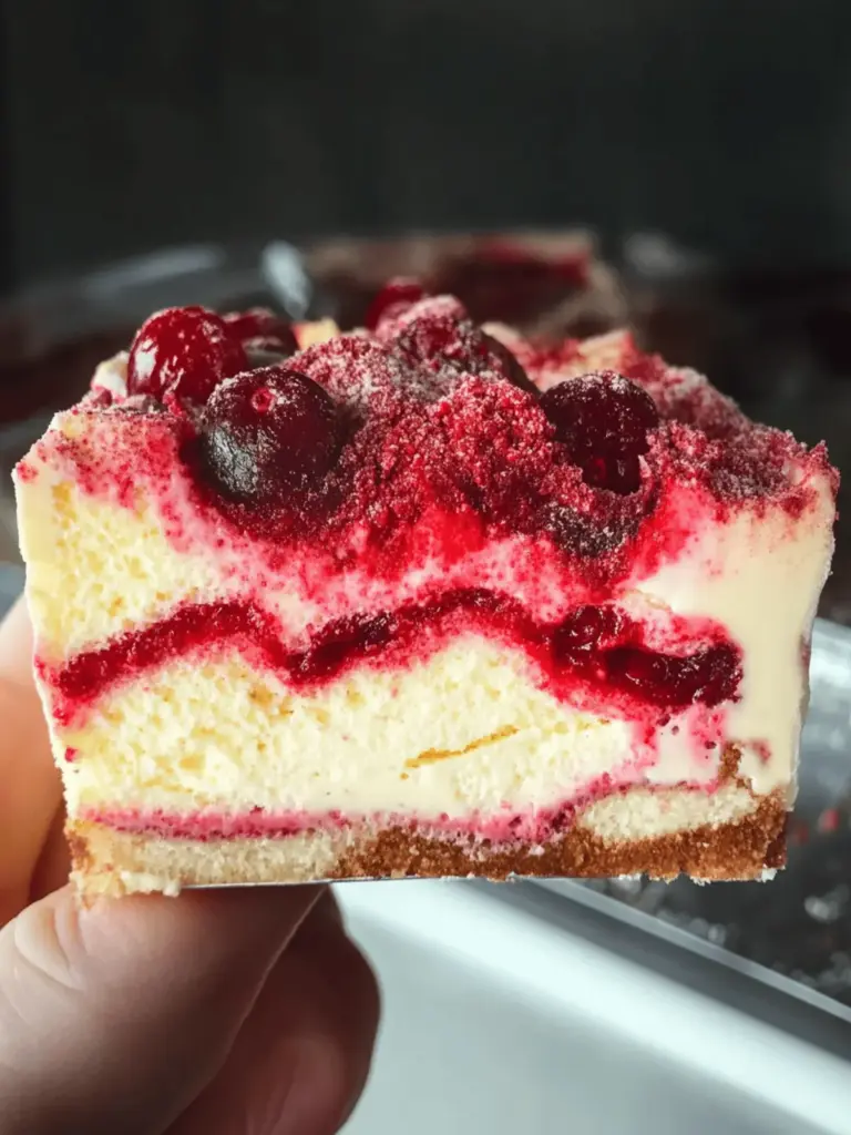 No-Bake Cranberry Tiramisu