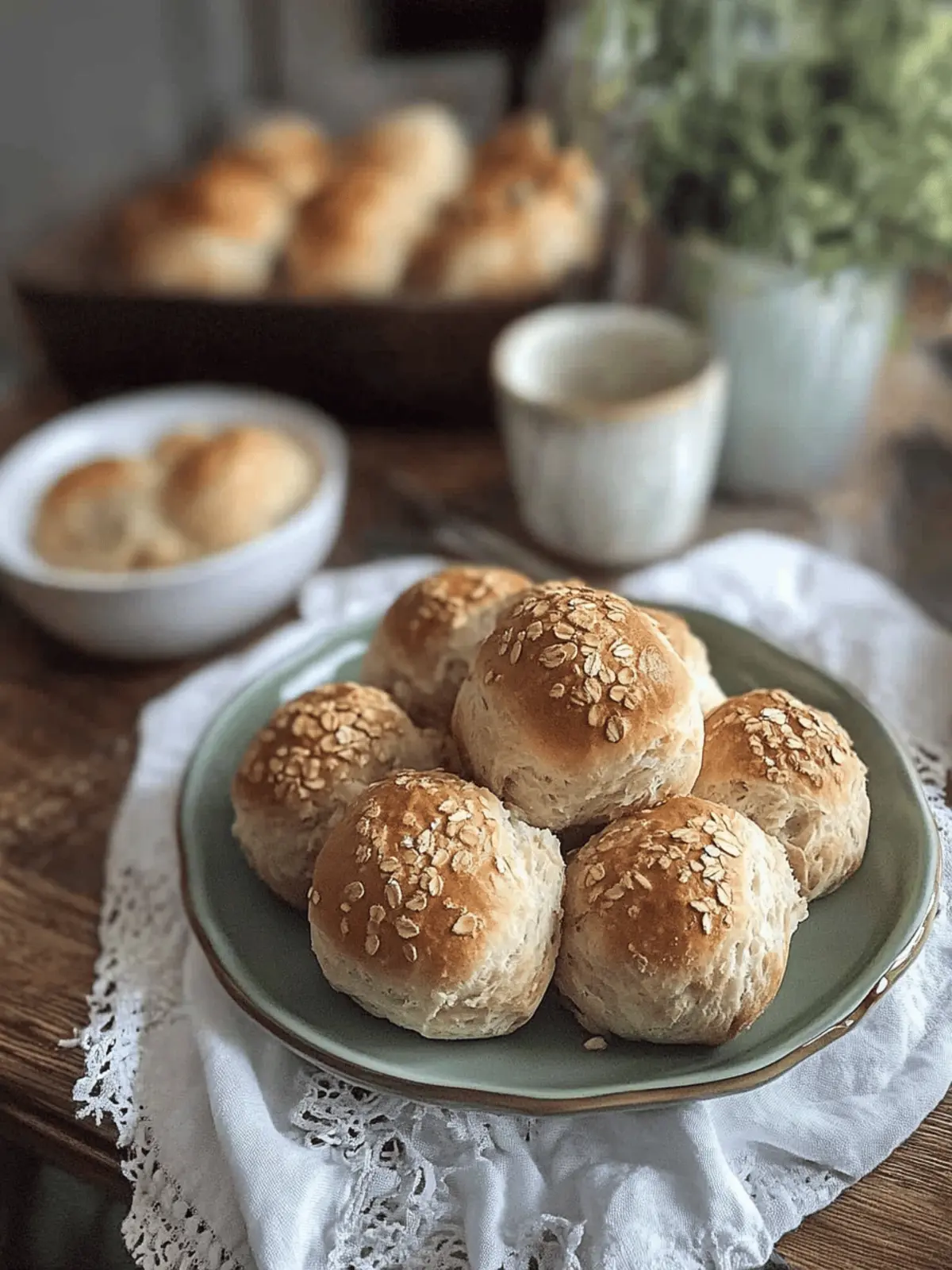 Traditional Scottish Oatmeal Rolls