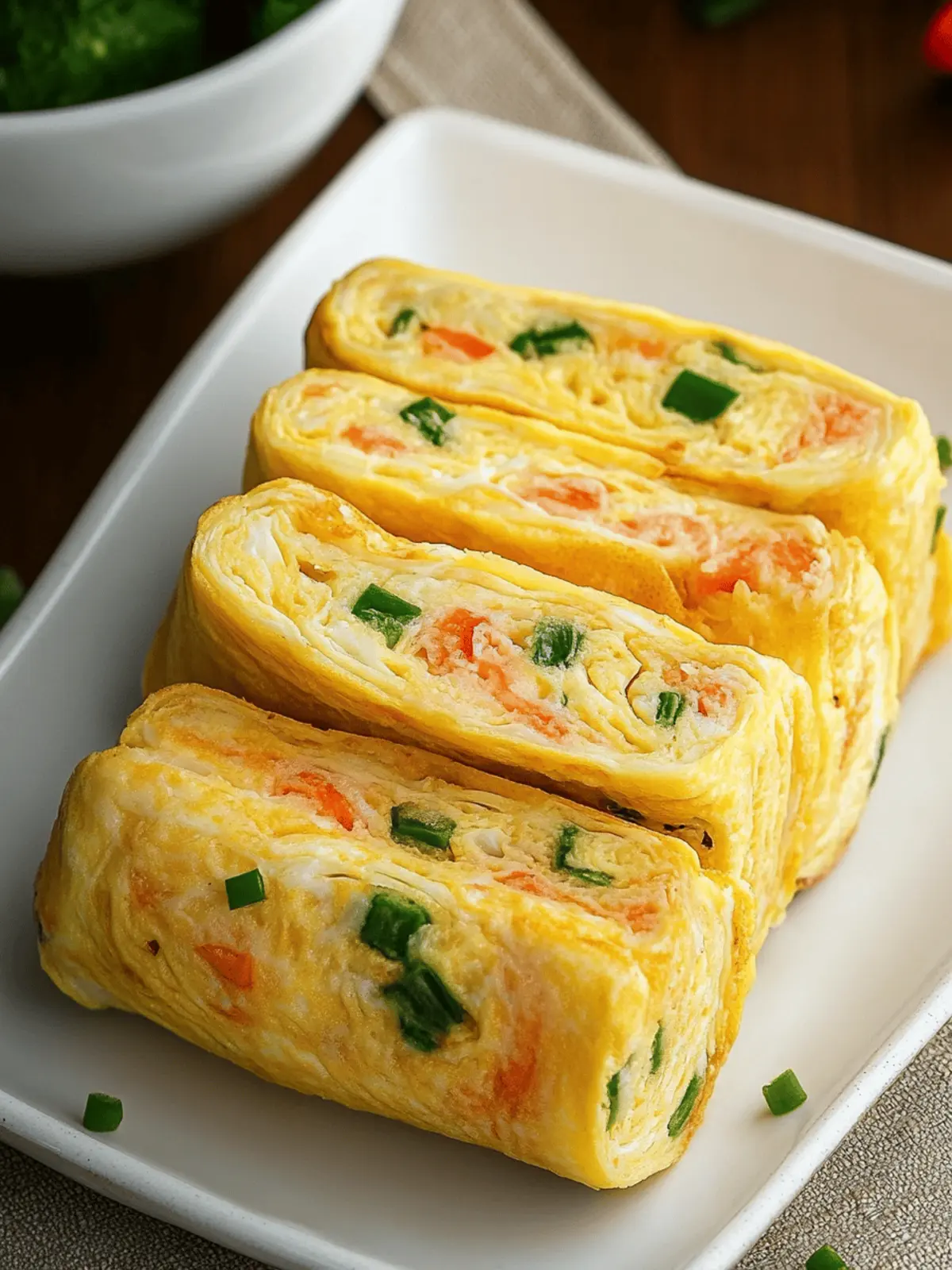 Gyeran Mari (Korean Rolled Omelette)