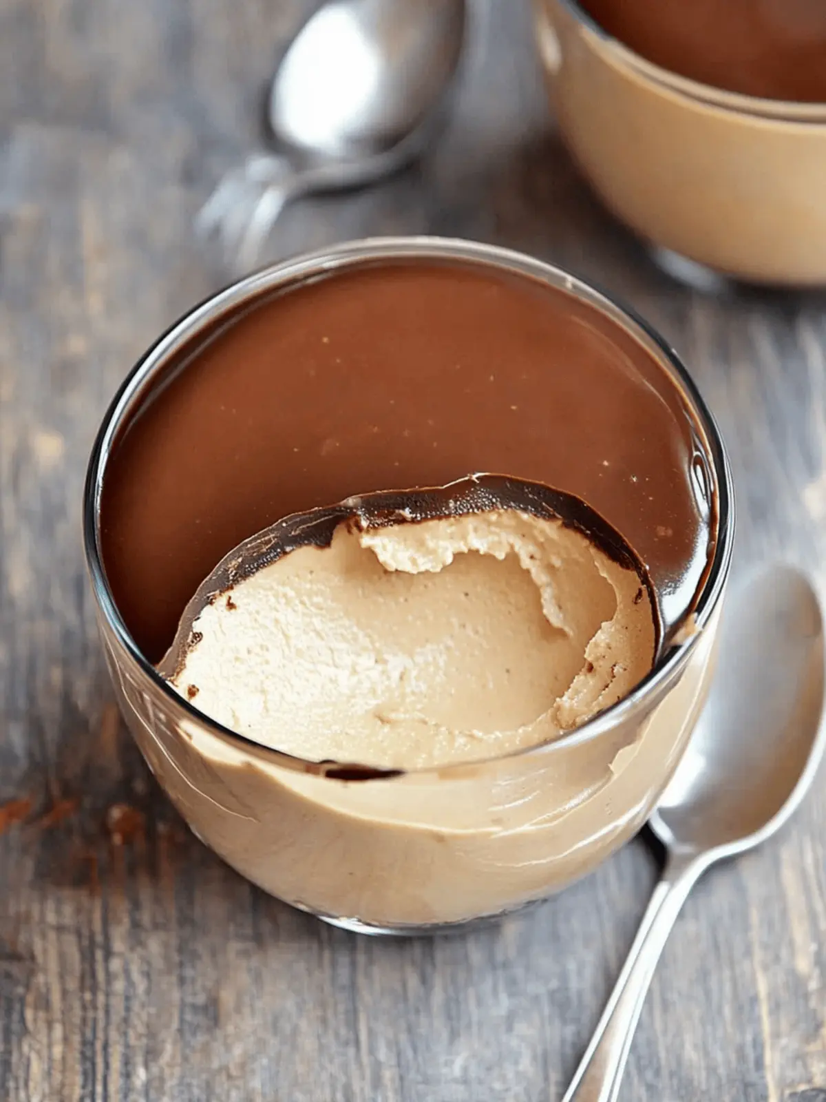 Vegan Peanut Butter Mousse (with a Chocolate Ganache!)