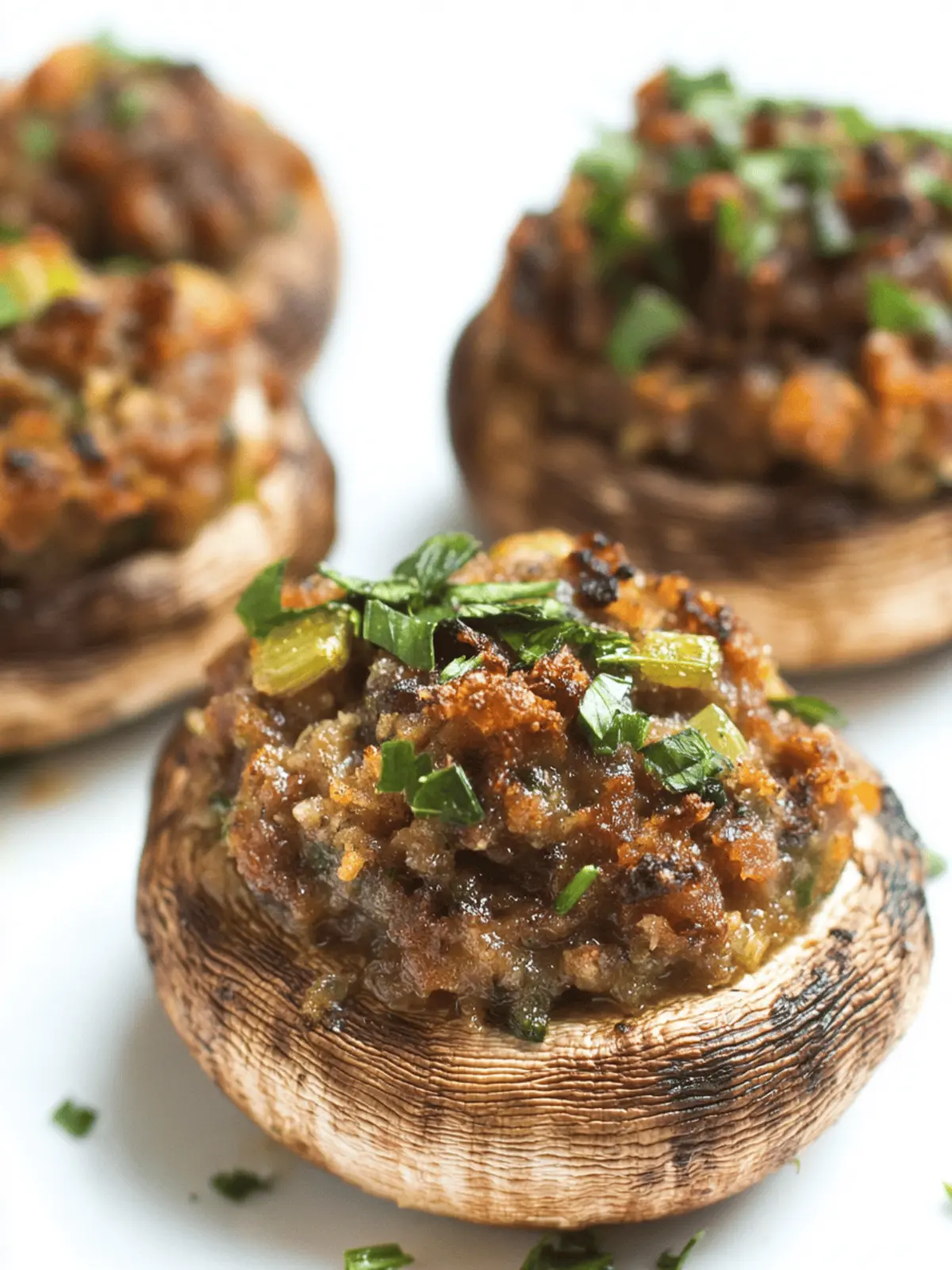 Sausage-Stuffed Mushrooms