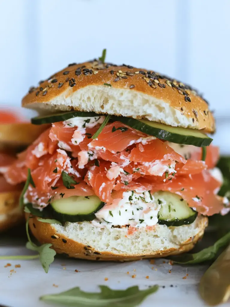 Chopped Smoked Salmon Sandwich