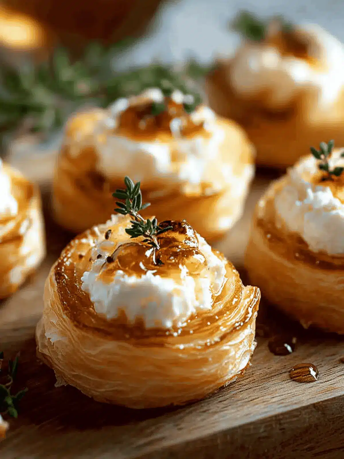 Goat Cheese and Honey Bites