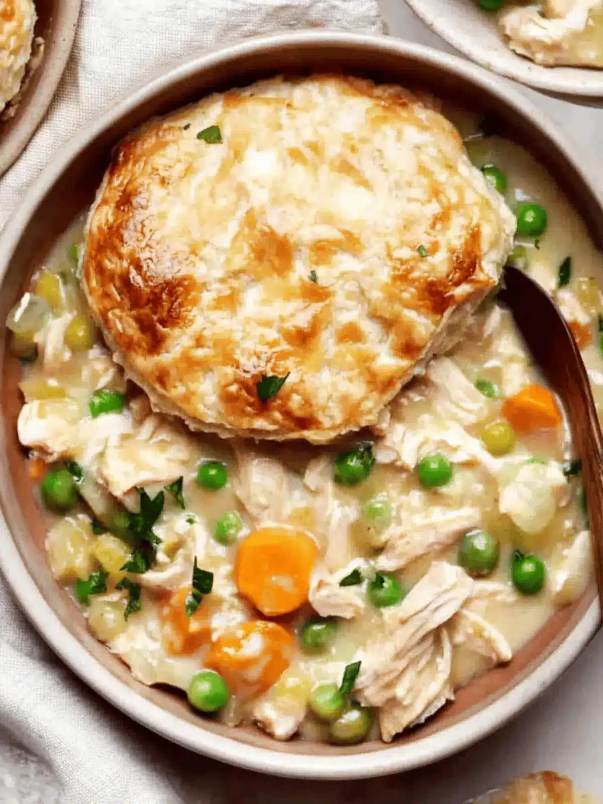 Crustless Chicken Pot Pie