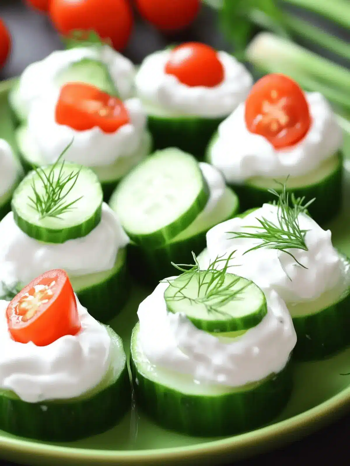 Dilly Cucumber Bites