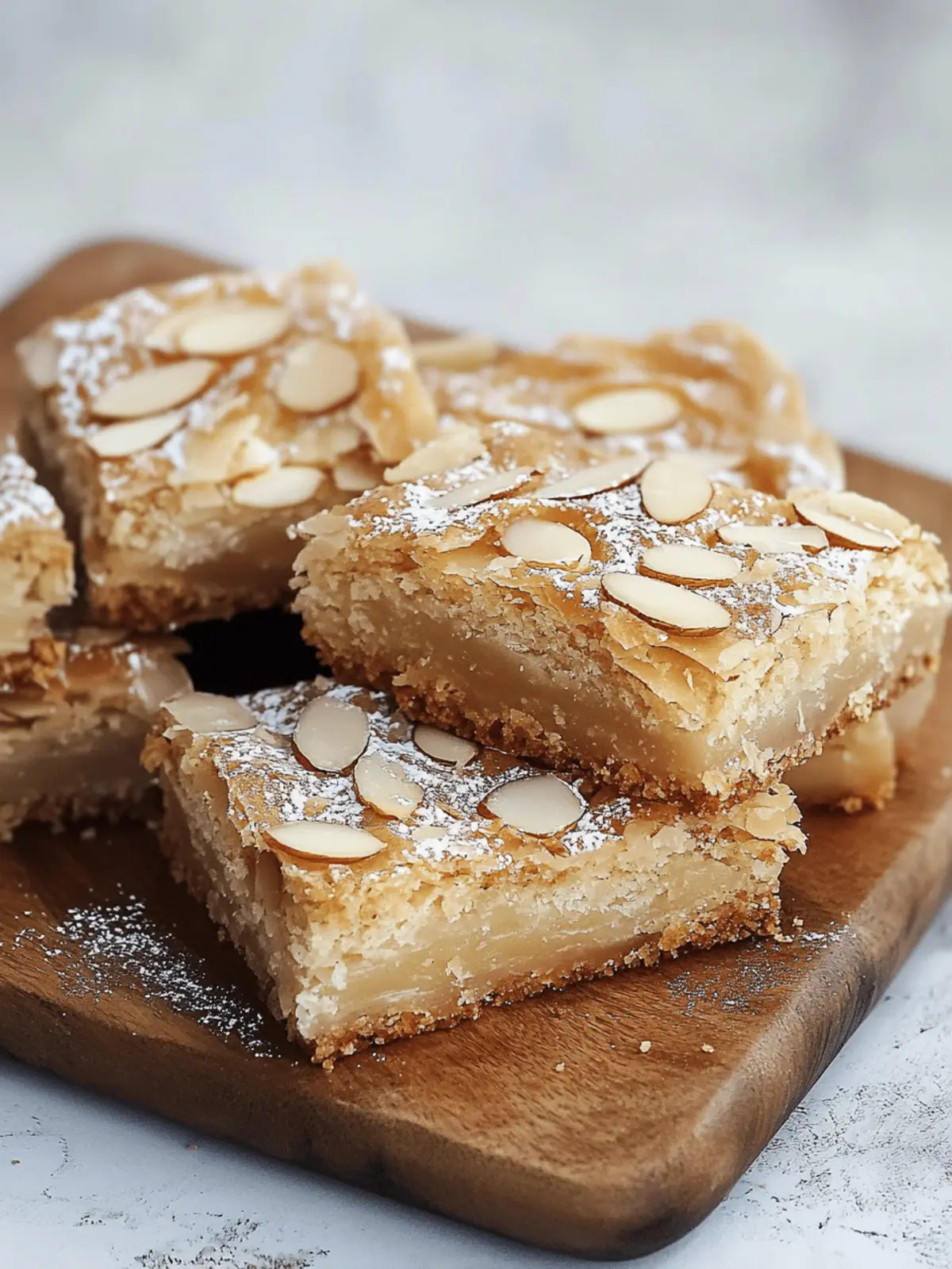 Almond Croissant Cookie Bar