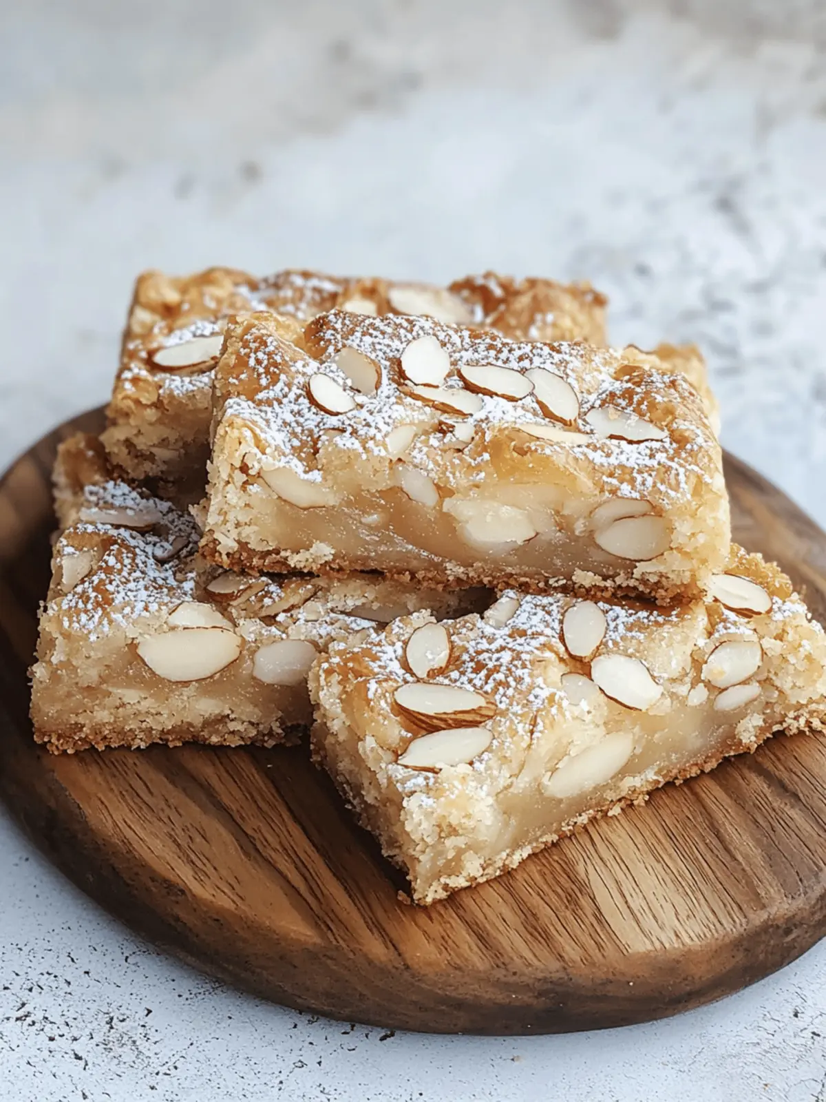 Almond Croissant Cookie Bar