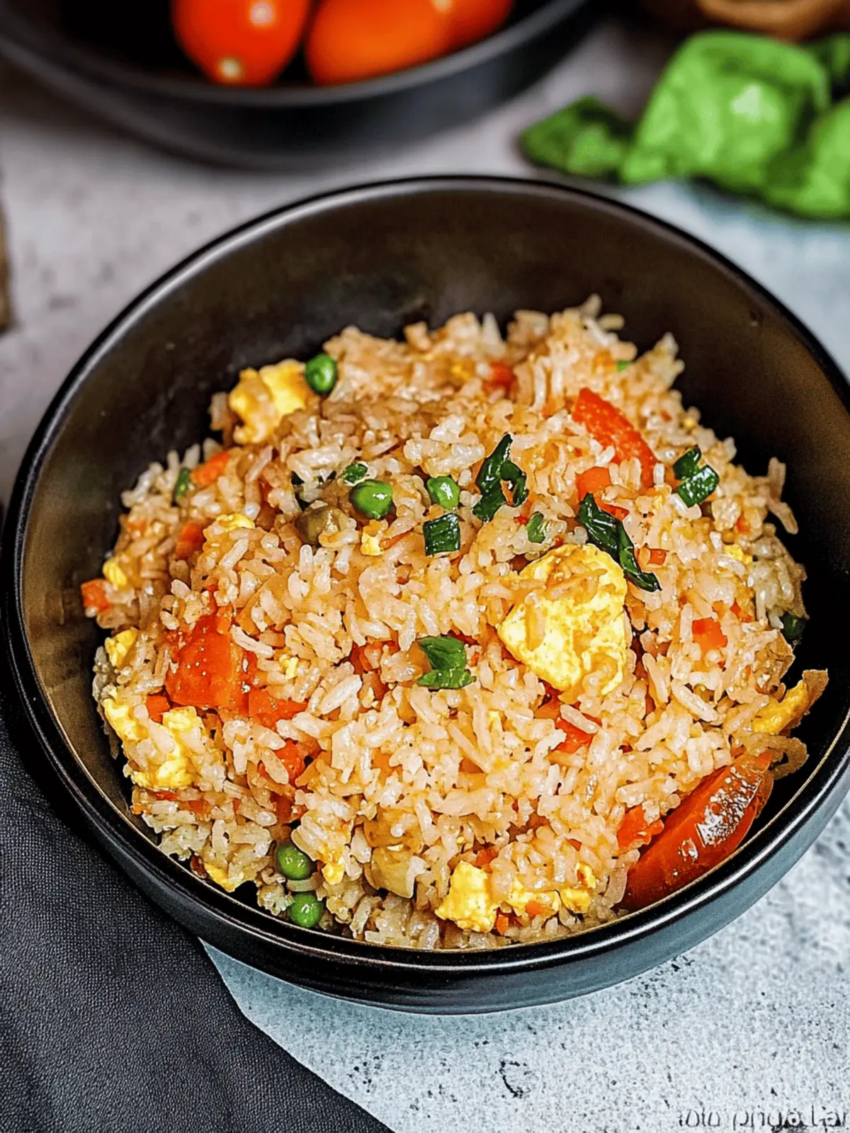 Rice Cooker Tomato Egg Rice
