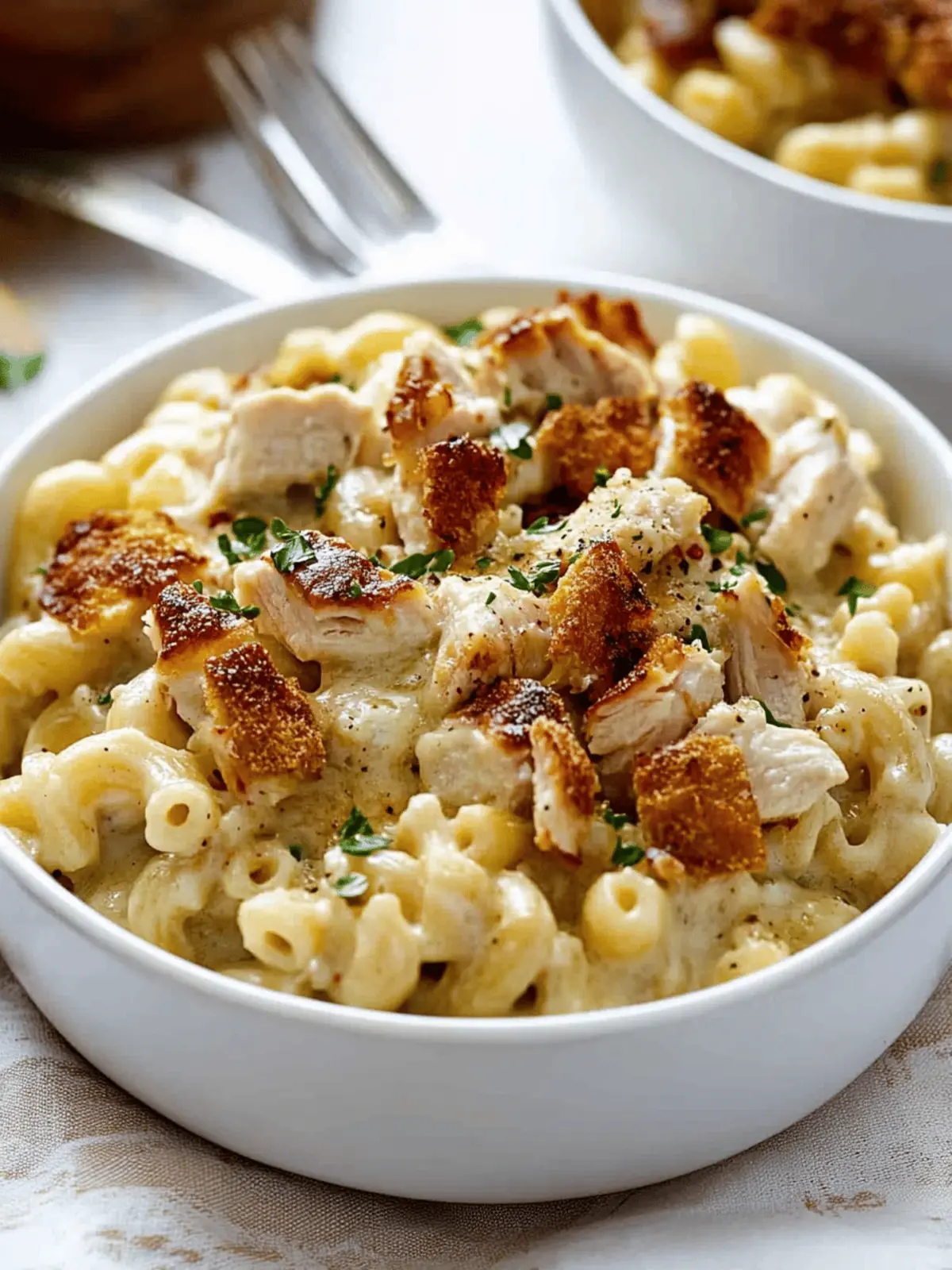 Chicken Ranch Macaroni and Cheese