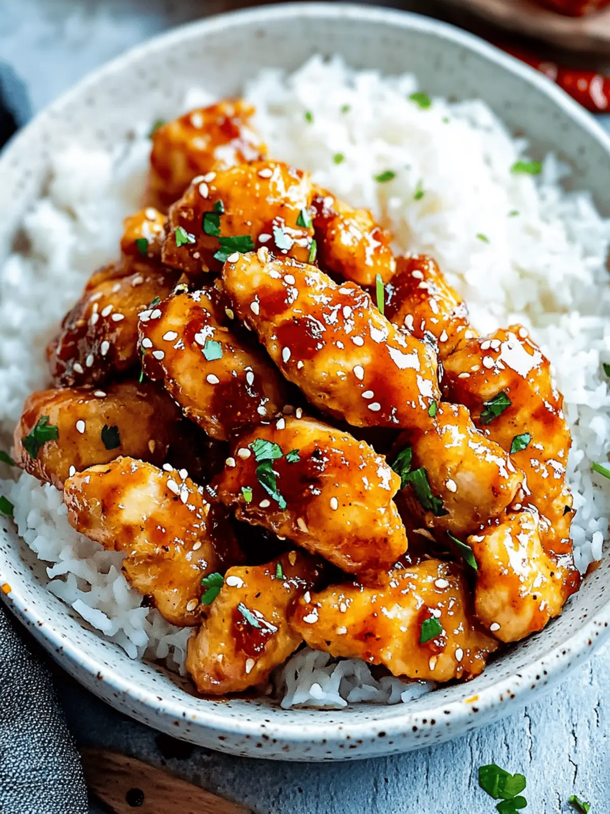 Honey Garlic Chicken