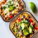 High-Protein Chicken Cottage Cheese Enchilada Bowls