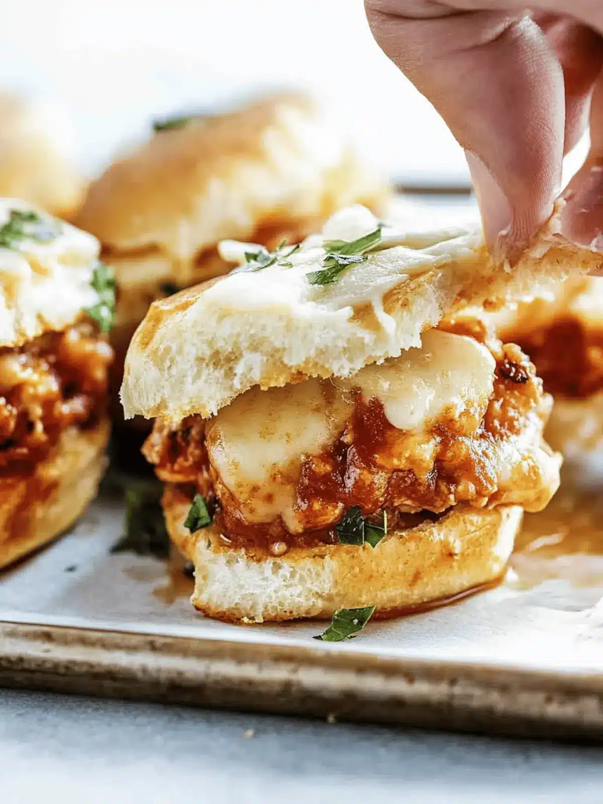 Chicken Parmesan Sliders