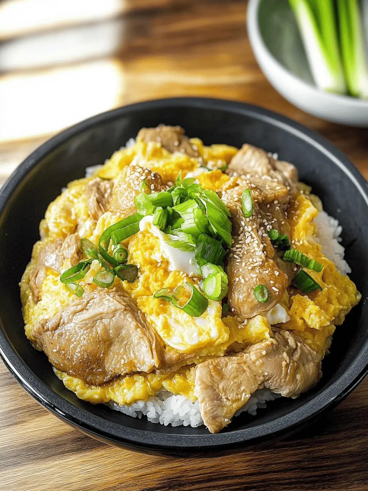 Oyakodon (Japanese Chicken and Egg Rice)
