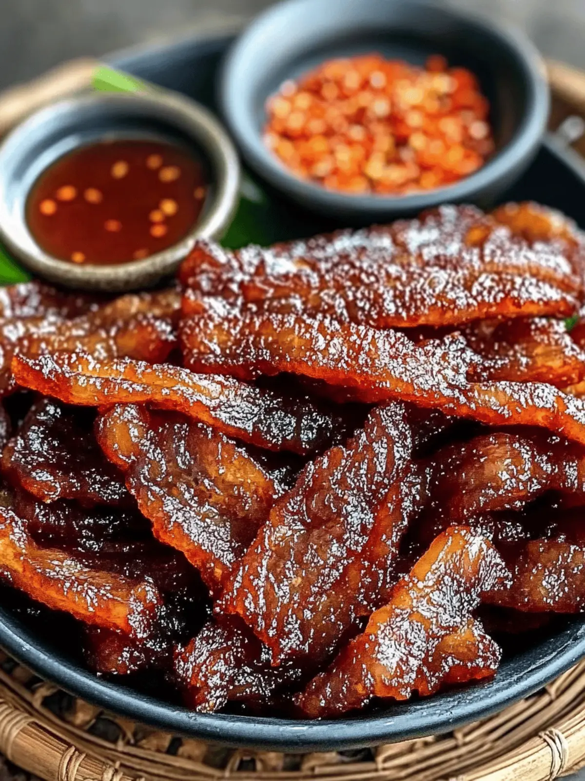 Thai pork jerky