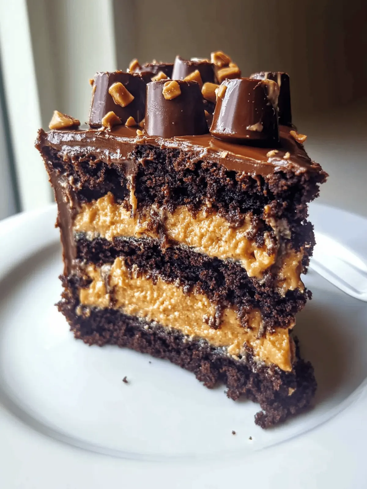 Peanut Butter Cup Dump Cake