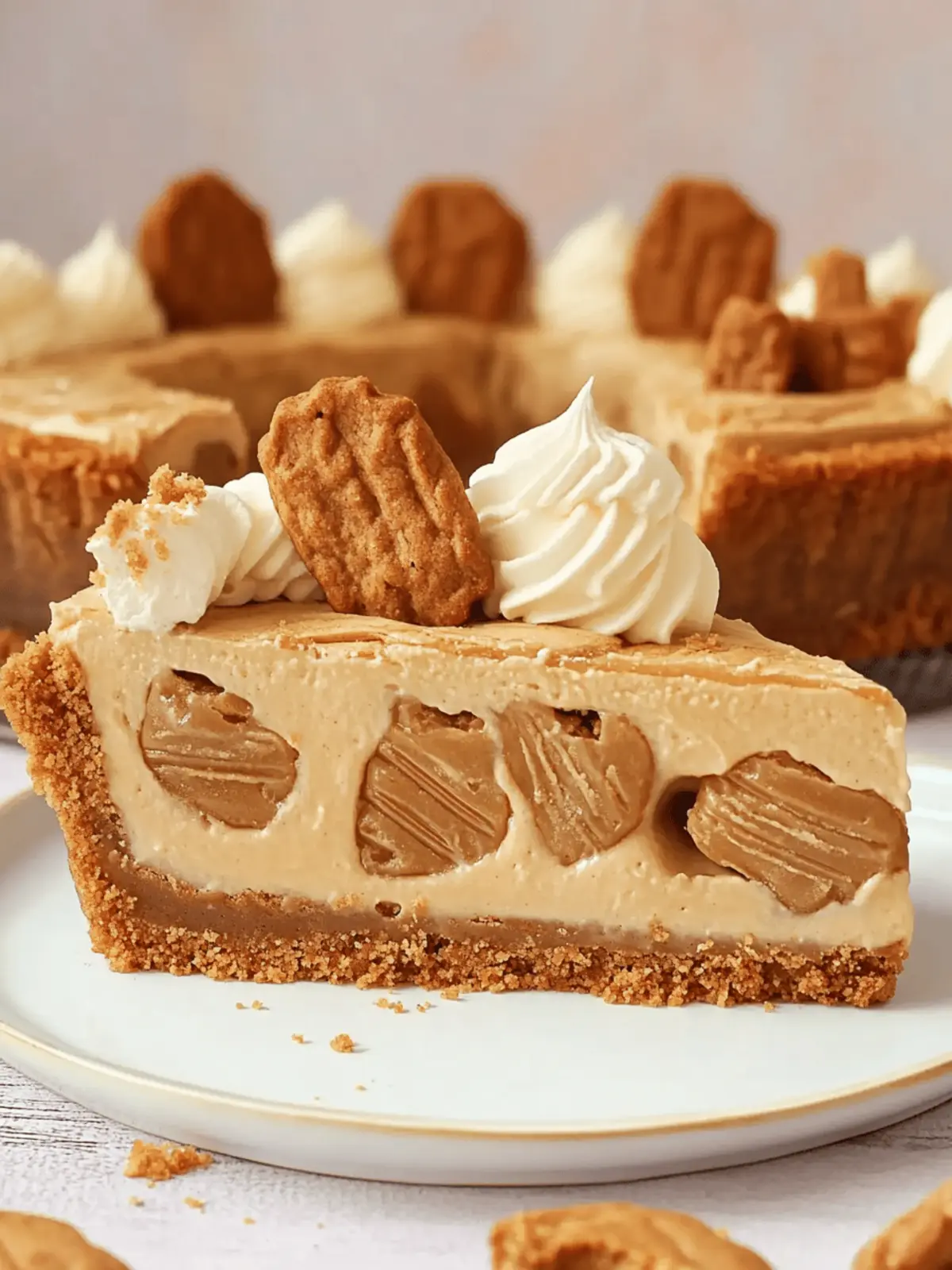 Biscoff Cookie Pie