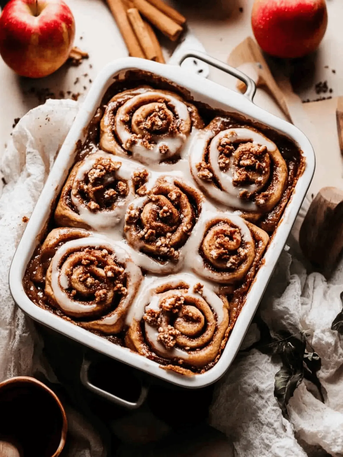 apple pie cinnamon rolls
