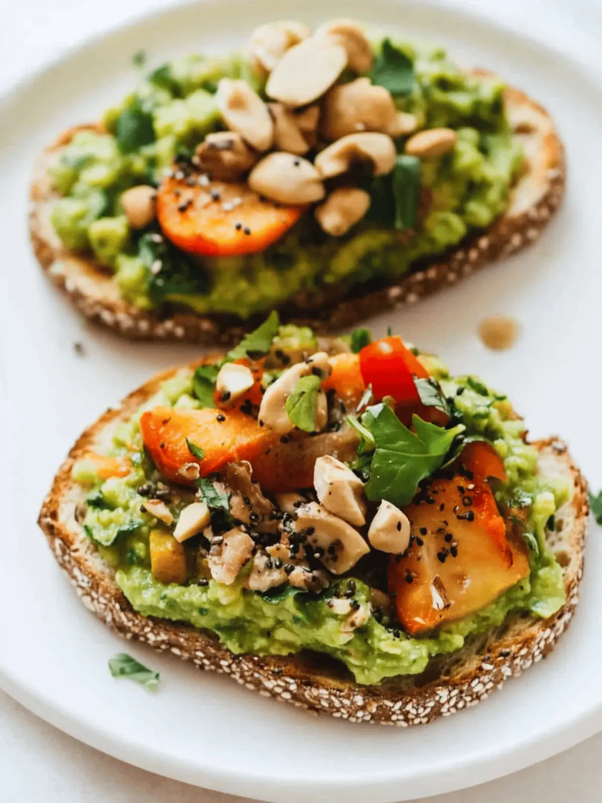 High-Protein Vegan Breakfast Toasts