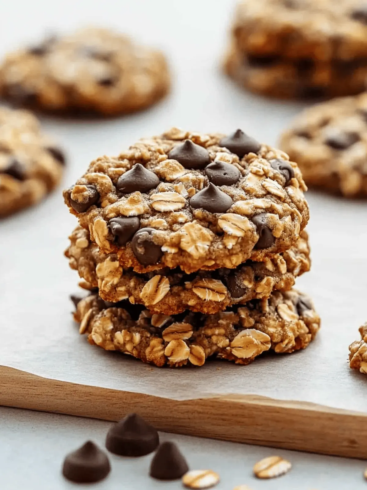 Healthy Banana Oatmeal Cookies –