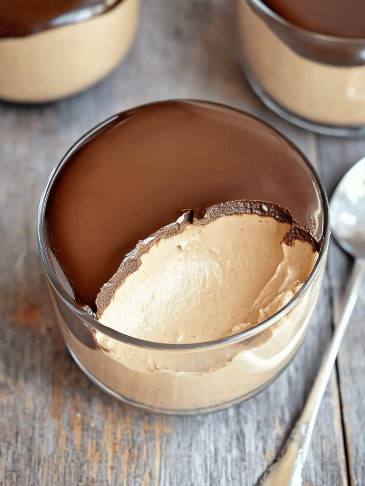 Vegan Peanut Butter Mousse (with a Chocolate Ganache!)
