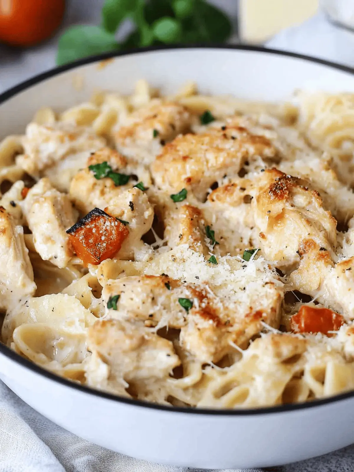 Chicken Garlic Parmesan Pasta