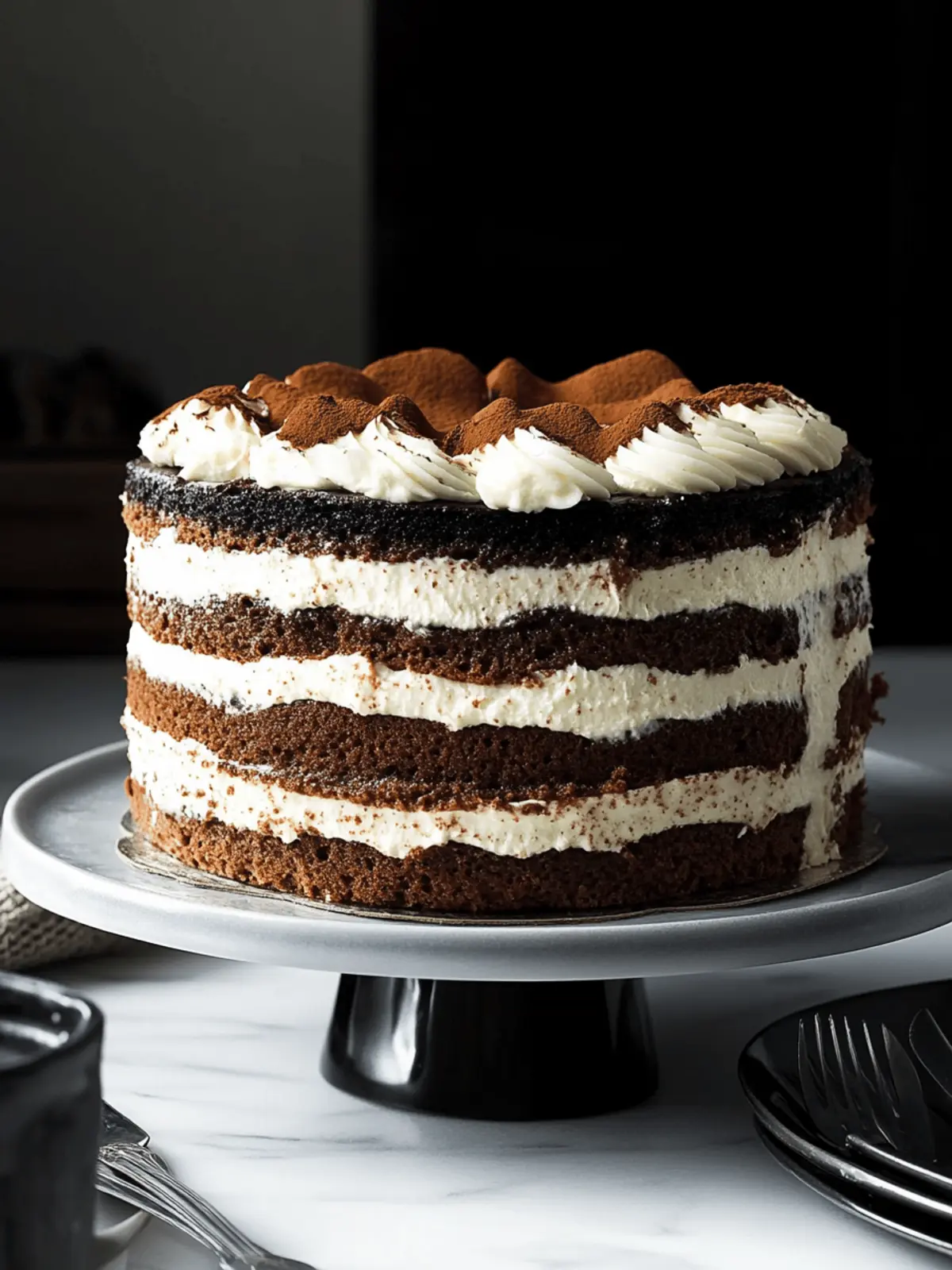 Chocolate Tiramisu Cake