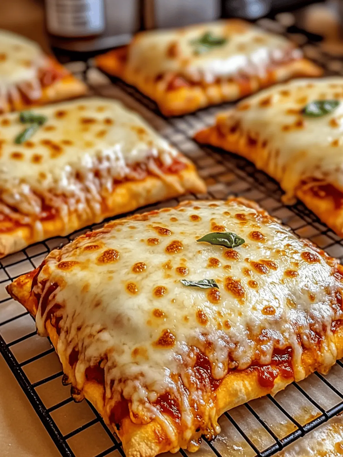 Cheesy Pizza Pockets