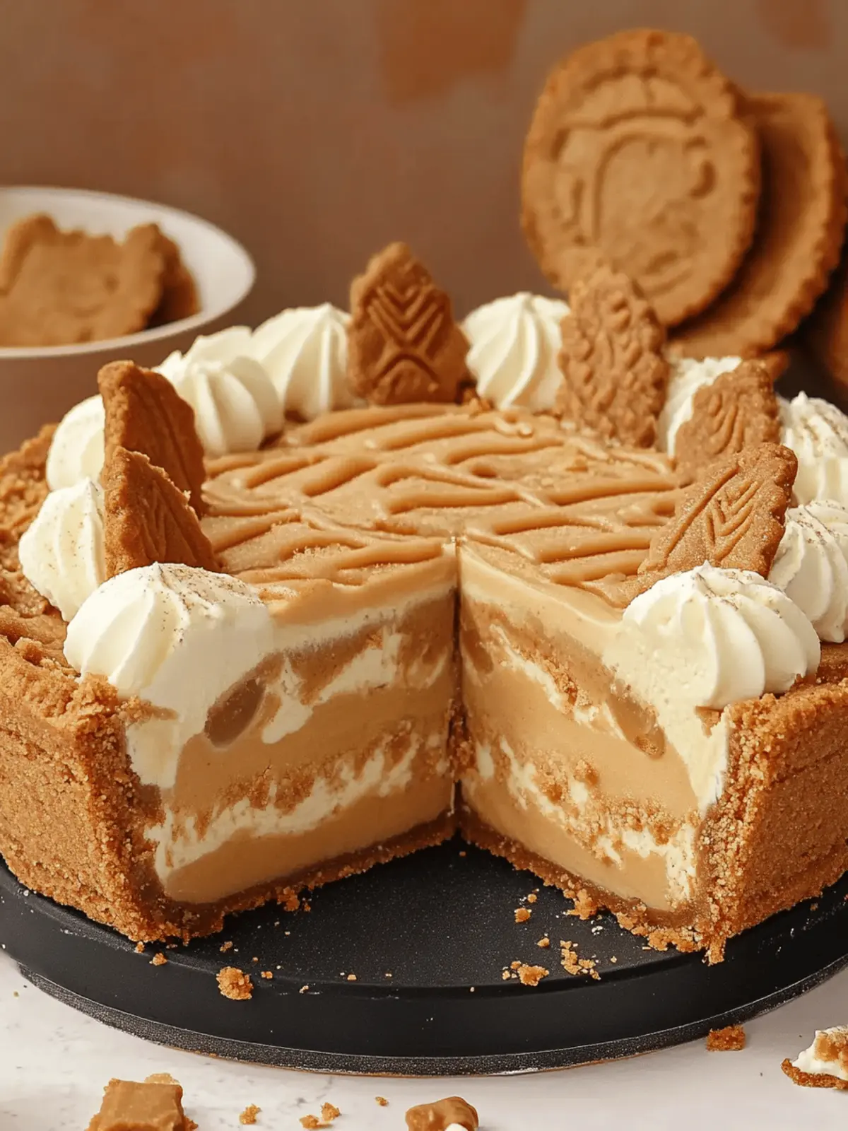 Biscoff Cookie Pie