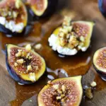 Roasted Figs with Goat Cheese and Honey