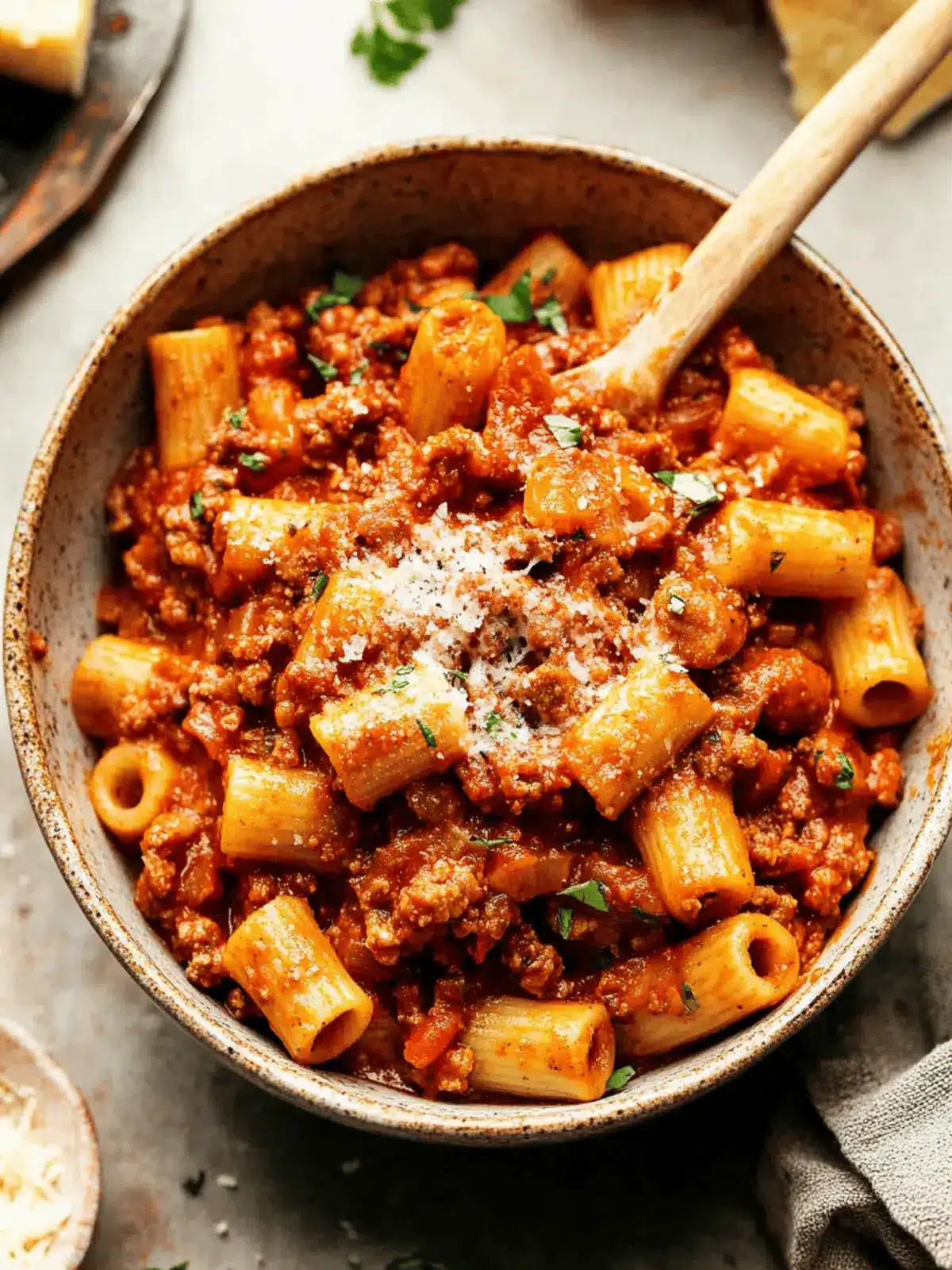 Slowly Simmered Italian Sausage Ragu