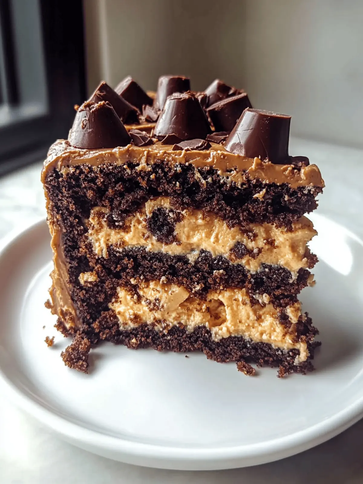 Peanut Butter Cup Dump Cake