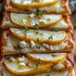 Pear and Gorgonzola Flatbread