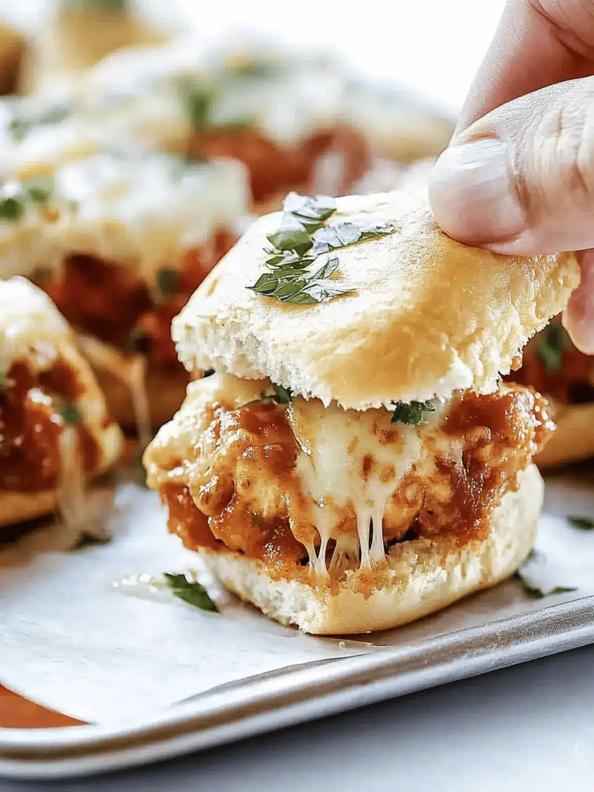 Chicken Parmesan Sliders