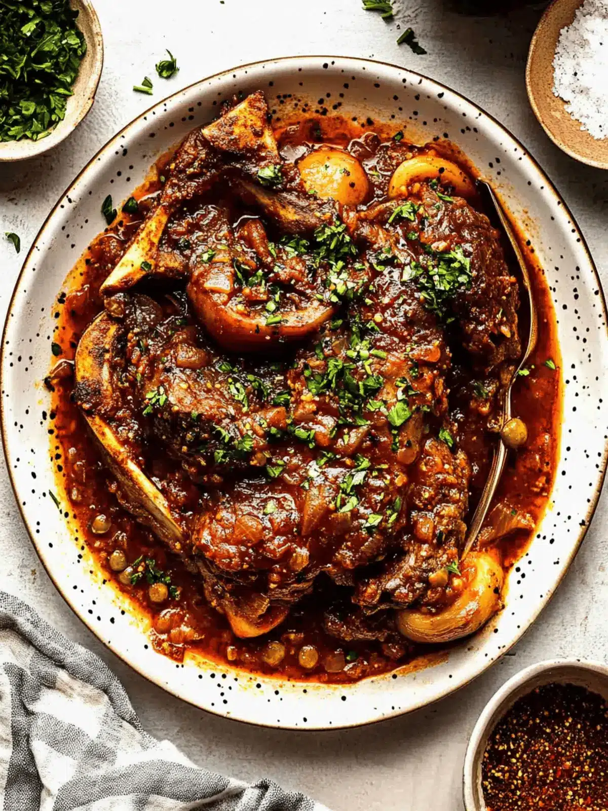 Slowly Braised Beef Osso Buco