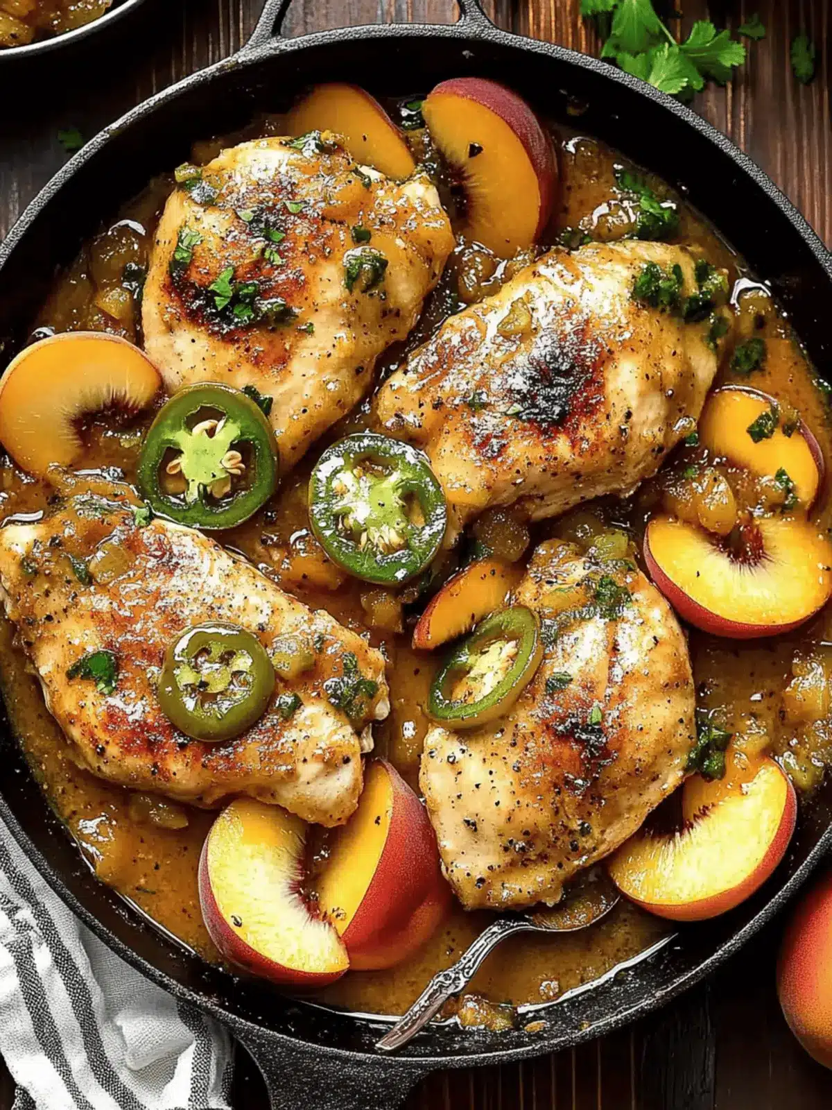 Jalapeno Peach Chicken