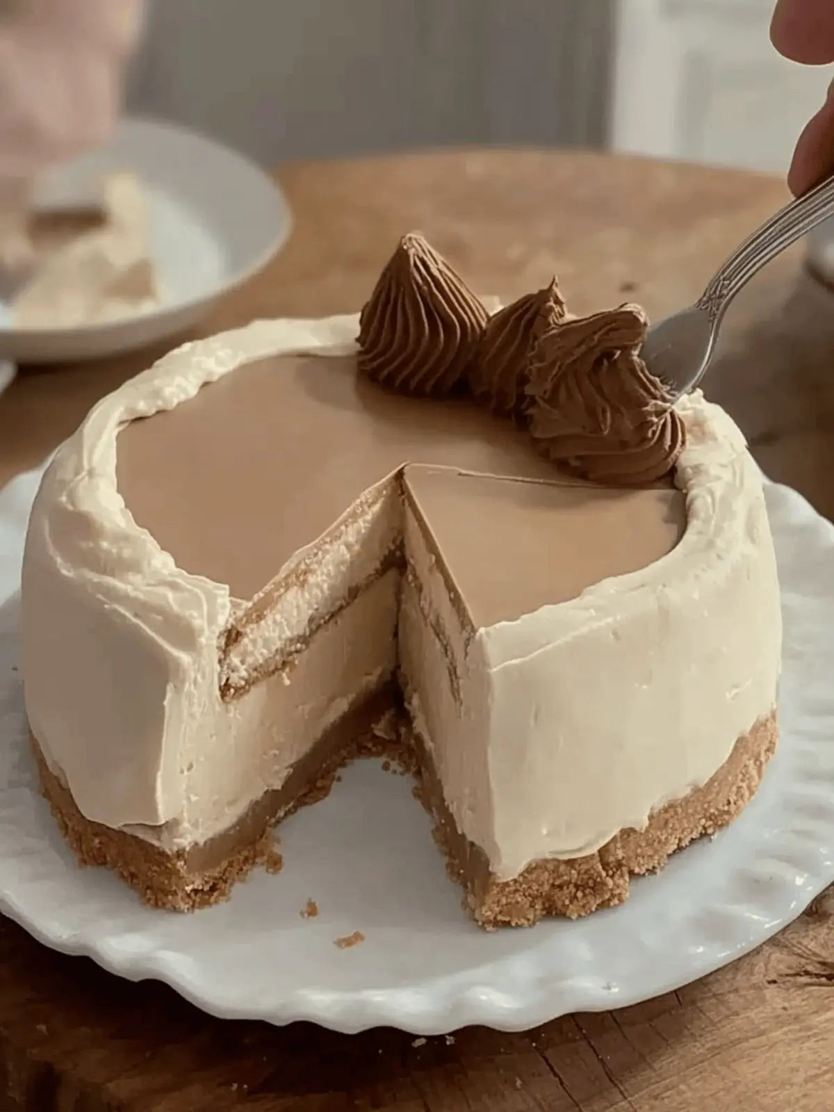 kinder bueno cheesecake
