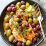 Skillet Chicken with California Grapes and Olives
