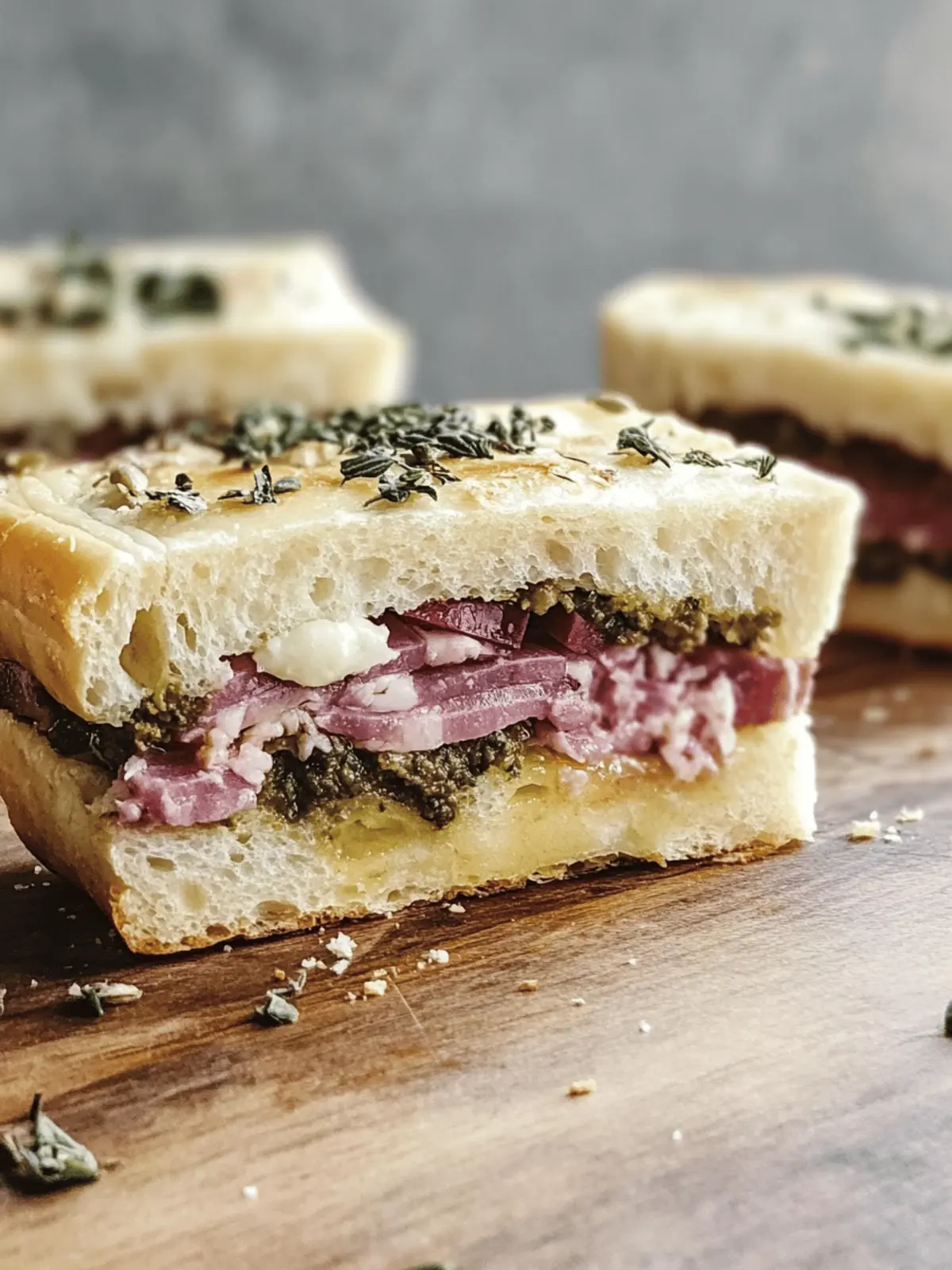 Focaccia Muffuletta
