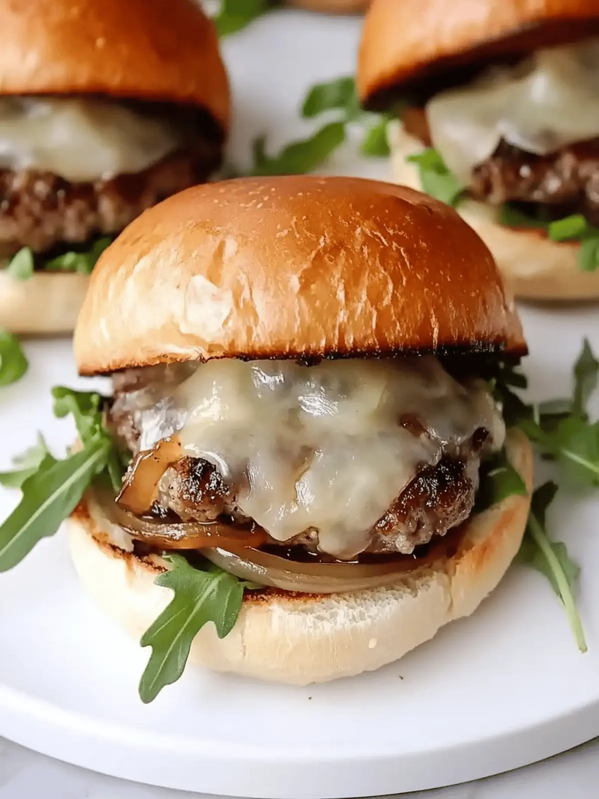 Gruyere Caramelized Onion Sliders