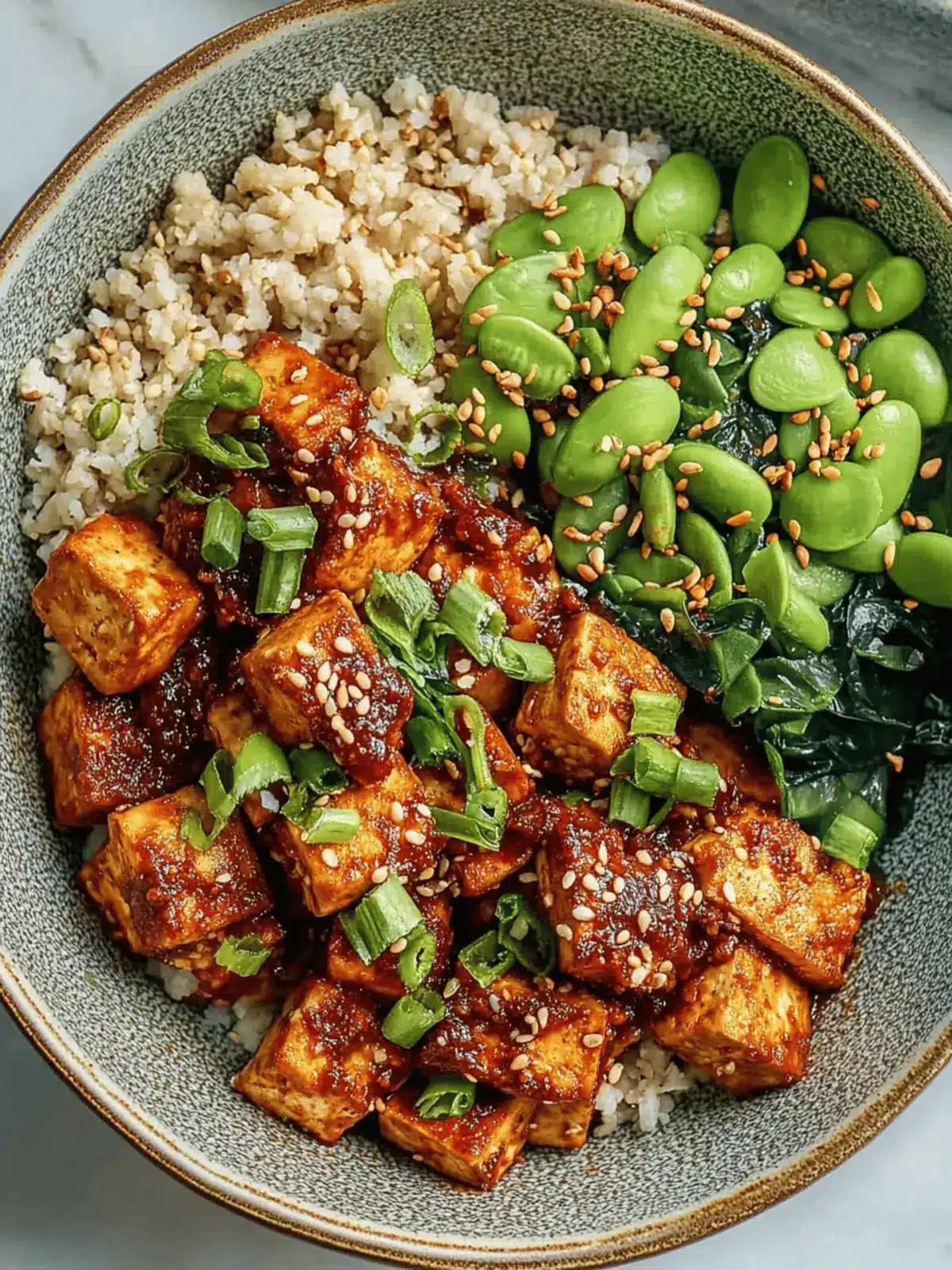 Chili Crunch Tofu Bowls