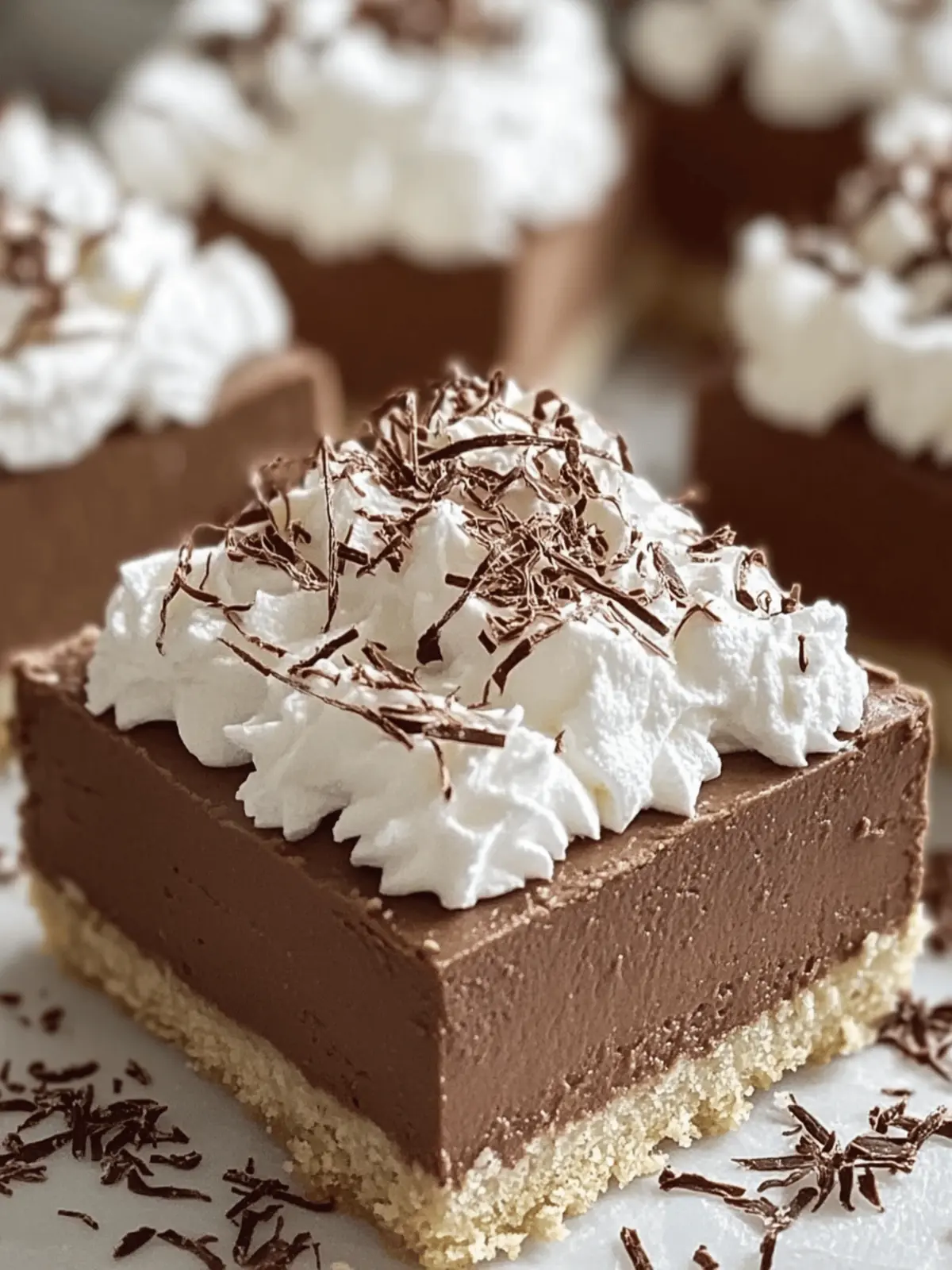 French Silk Pie Bars