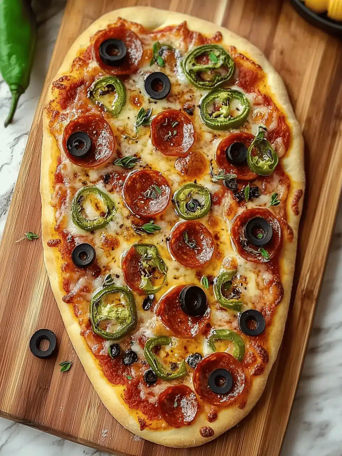 Delicious Hot Honey Flatbread Pizza