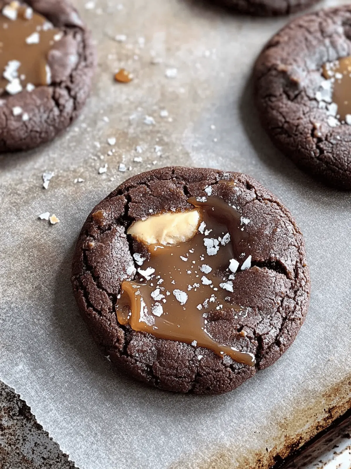 chocolate caramel cookies