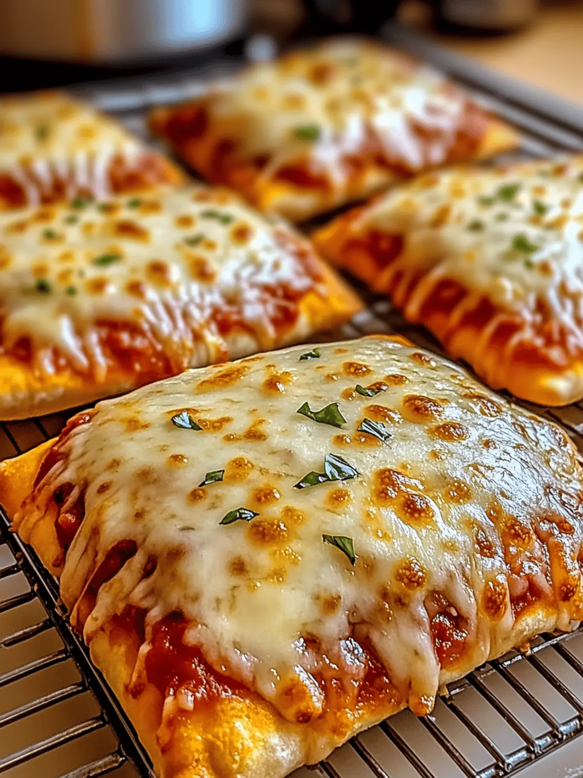 Cheesy Pizza Pockets
