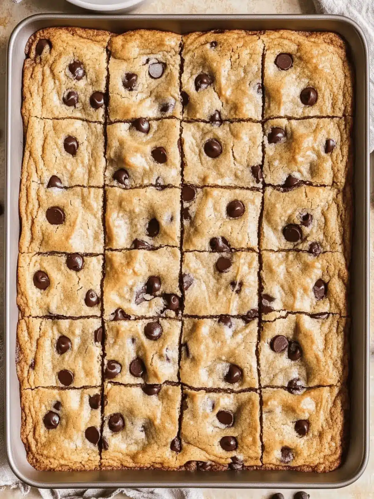 Sheet Pan Chocolate Chip Cookies
